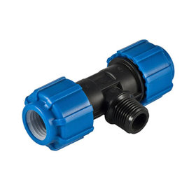 Тройник ПНД Политэк НР Ø 25x3/4"х25